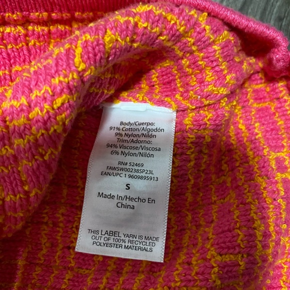 Free Assembly Women's Short Sleeve Tweed Sweater Tee, size small - Picture 5 of 9